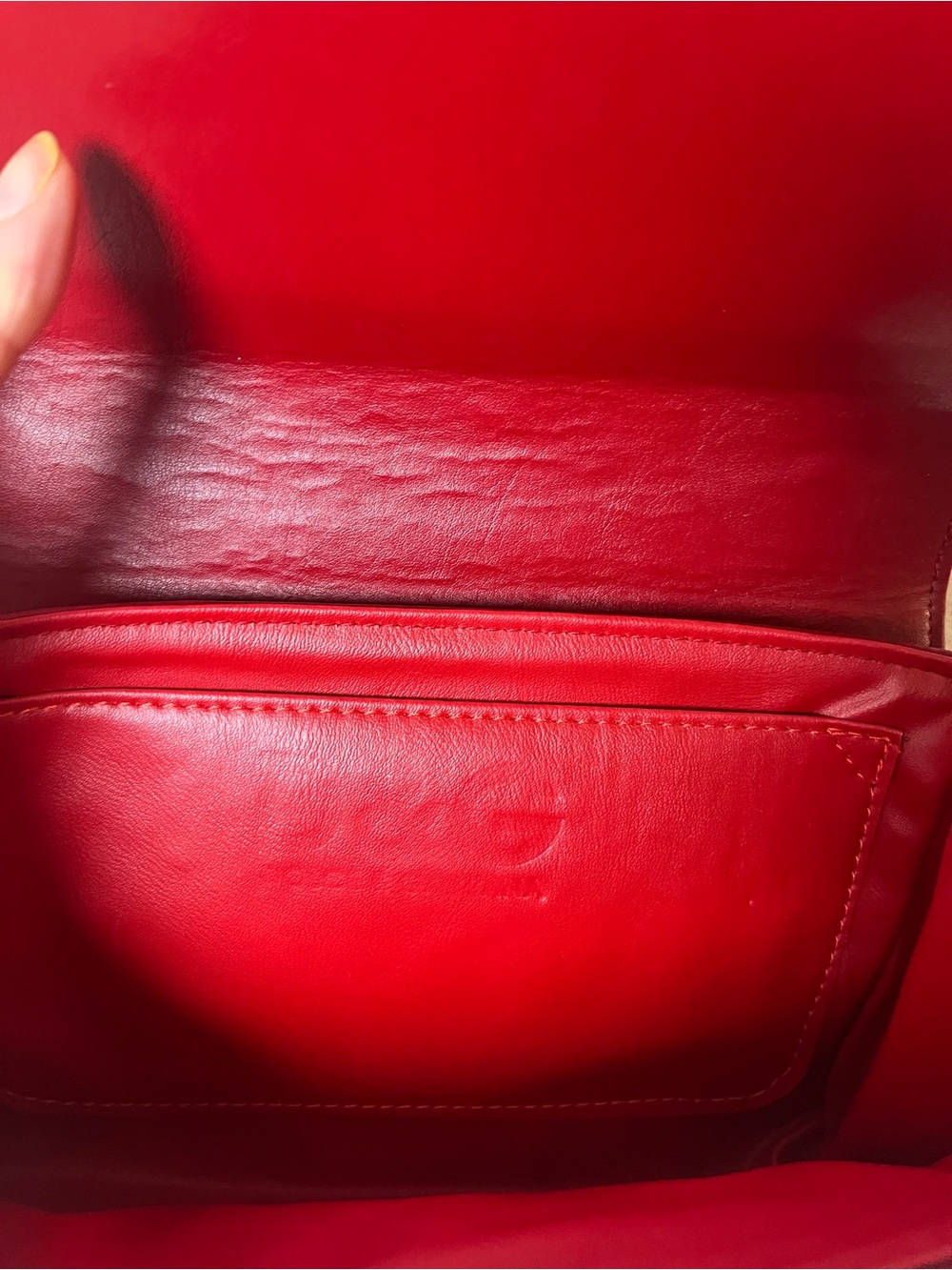 D&G Red Crossbody Bag with Gold Hardware - Picture 5 of 7